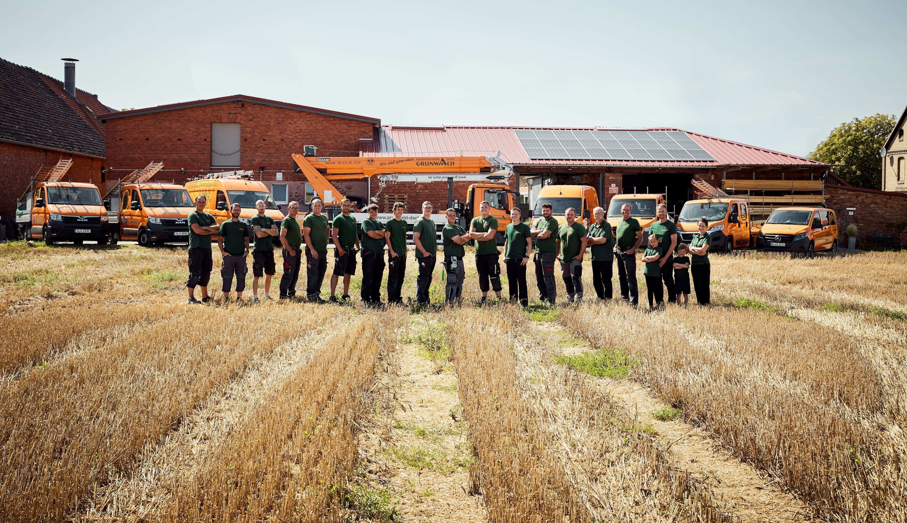 Teambild von Grunwald Dachdeckermeister GmbH